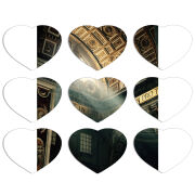 Магнитные фотопазлы Сердце 50 на 50 набор 9 штук 
