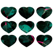 Магнитные фотопазлы Сердце 50 на 50 набор 9 штук 