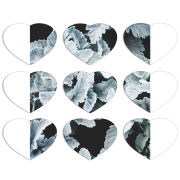 Магнитные фотопазлы Сердце 50 на 50 набор 9 штук 