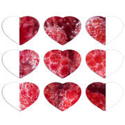 Магнитные фотопазлы Сердце 50 на 50 набор 9 штук 