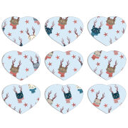 Магнитные фотопазлы Сердце 50 на 50 набор 9 штук 