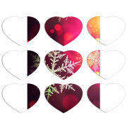 Магнитные фотопазлы Сердце 50 на 50 набор 9 штук 