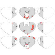 Магнитные фотопазлы Сердце 50 на 50 набор 9 штук 