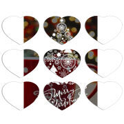 Магнитные фотопазлы Сердце 50 на 50 набор 9 штук 