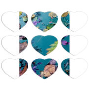 Магнитные фотопазлы Сердце 50 на 50 набор 9 штук 