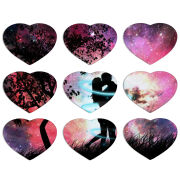 Магнитные фотопазлы Сердце 50 на 50 набор 9 штук 