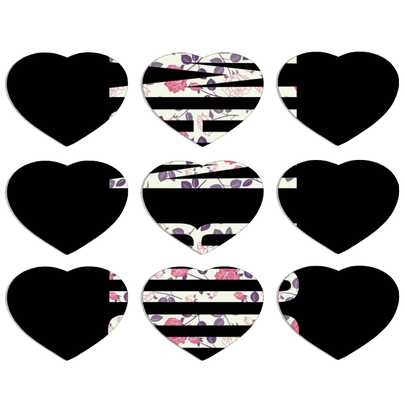 Магнитные фотопазлы Сердце 50 на 50 набор 9 штук 