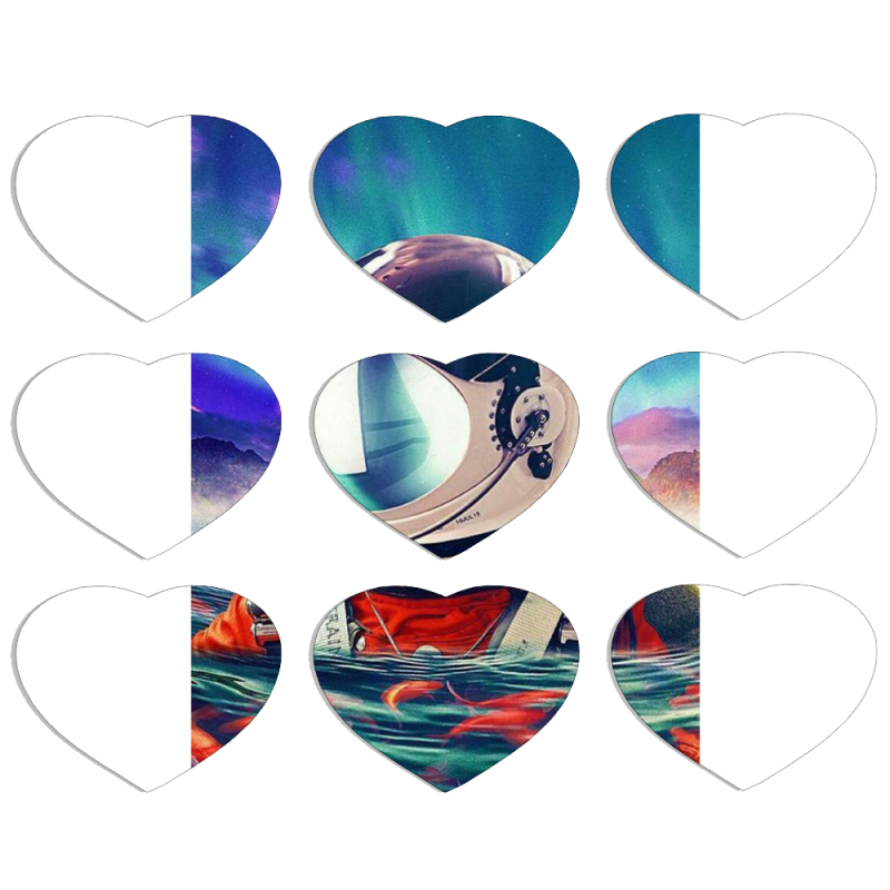 Магнитные фотопазлы Сердце 50 на 50 набор 9 штук 