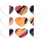 Магнитные фотопазлы Сердце 50 на 50 набор 9 штук 