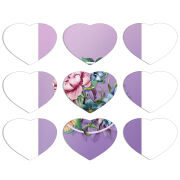 Магнитные фотопазлы Сердце 50 на 50 набор 9 штук 
