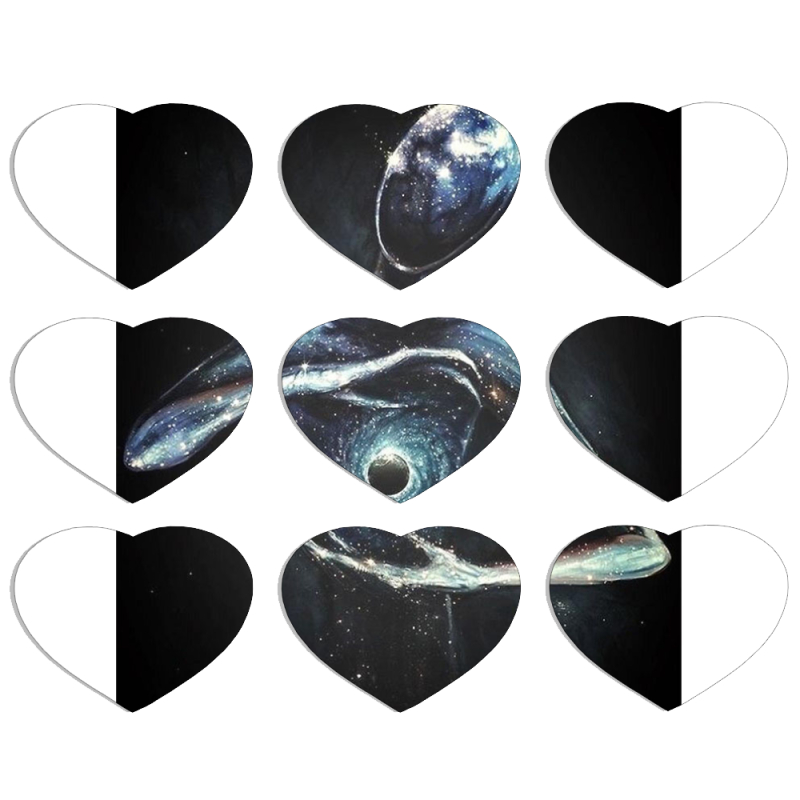 Магнитные фотопазлы Сердце 50 на 50 набор 9 штук 
