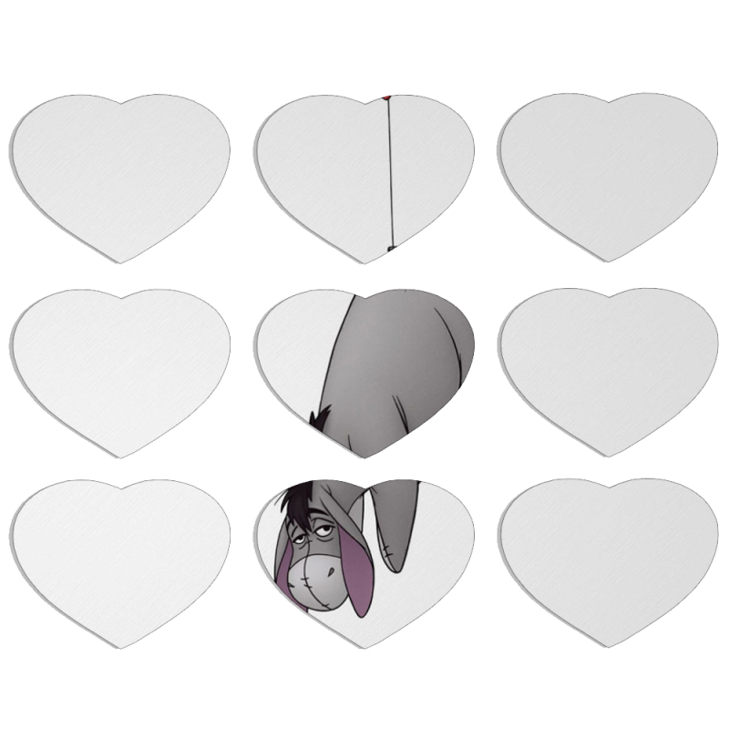 Магнитные фотопазлы Сердце 50 на 50 набор 9 штук 
