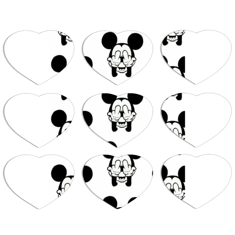 Магнитные фотопазлы Сердце 50 на 50 набор 9 штук 