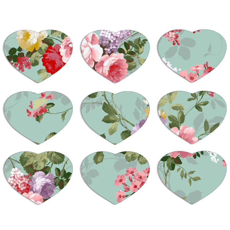 Магнитные фотопазлы Сердце 50 на 50 набор 9 штук 