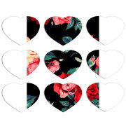 Магнитные фотопазлы Сердце 50 на 50 набор 9 штук 