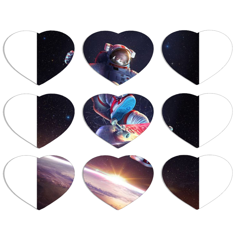 Магнитные фотопазлы Сердце 50 на 50 набор 9 штук 