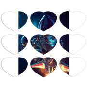 Магнитные фотопазлы Сердце 50 на 50 набор 9 штук 