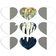 Магнитные фотопазлы Сердце 50 на 50 набор 9 штук Natures Hands