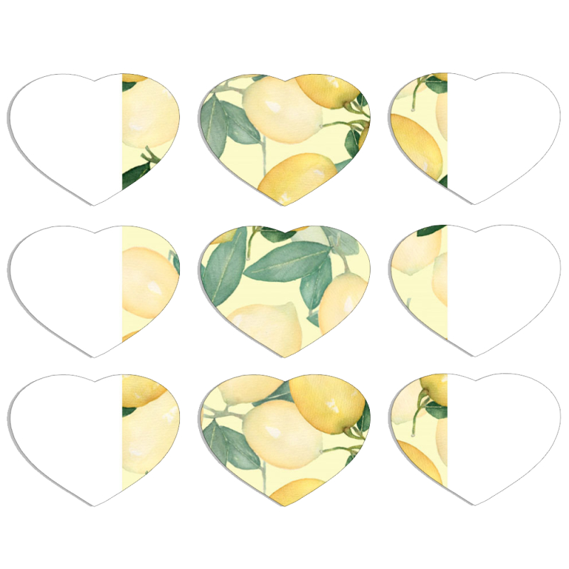 Магнитные фотопазлы Сердце 50 на 50 набор 9 штук 