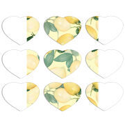 Магнитные фотопазлы Сердце 50 на 50 набор 9 штук 