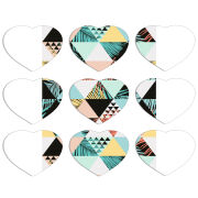 Магнитные фотопазлы Сердце 50 на 50 набор 9 штук 