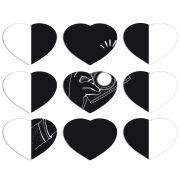 Магнитные фотопазлы Сердце 50 на 50 набор 9 штук 