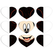 Магнитные фотопазлы Сердце 50 на 50 набор 9 штук 