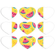 Магнитные фотопазлы Сердце 50 на 50 набор 9 штук 