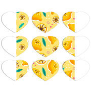 Магнитные фотопазлы Сердце 50 на 50 набор 9 штук 