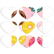 Магнитные фотопазлы Сердце 50 на 50 набор 9 штук 