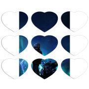 Магнитные фотопазлы Сердце 50 на 50 набор 9 штук Motorcyclist