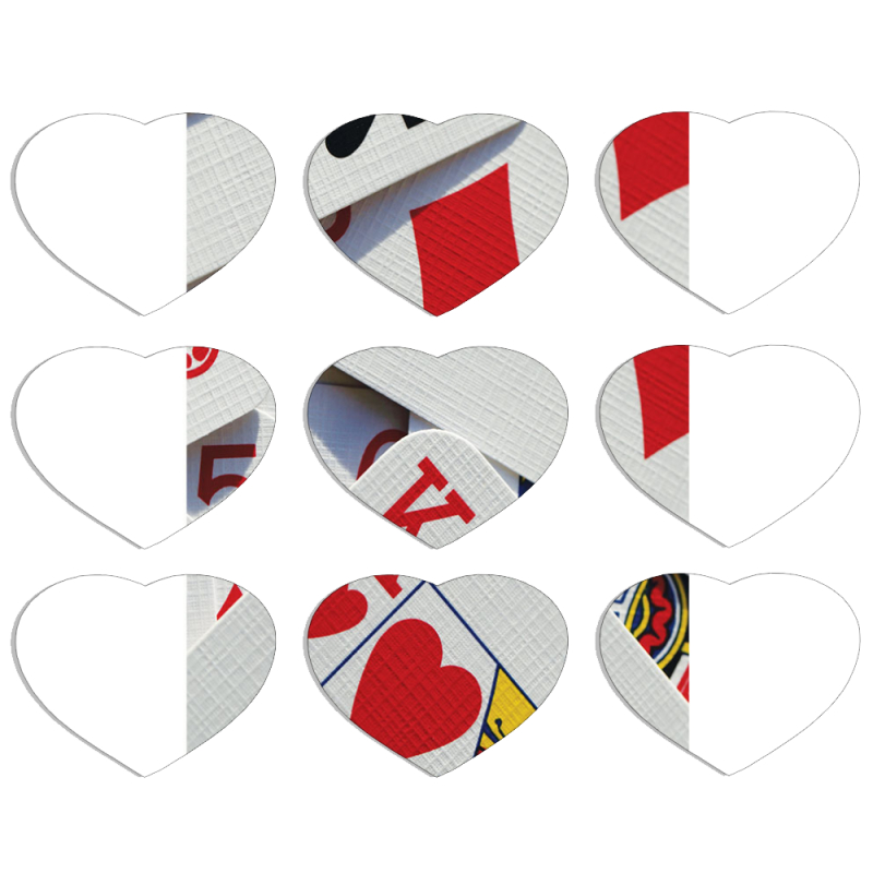 Магнитные фотопазлы Сердце 50 на 50 набор 9 штук 