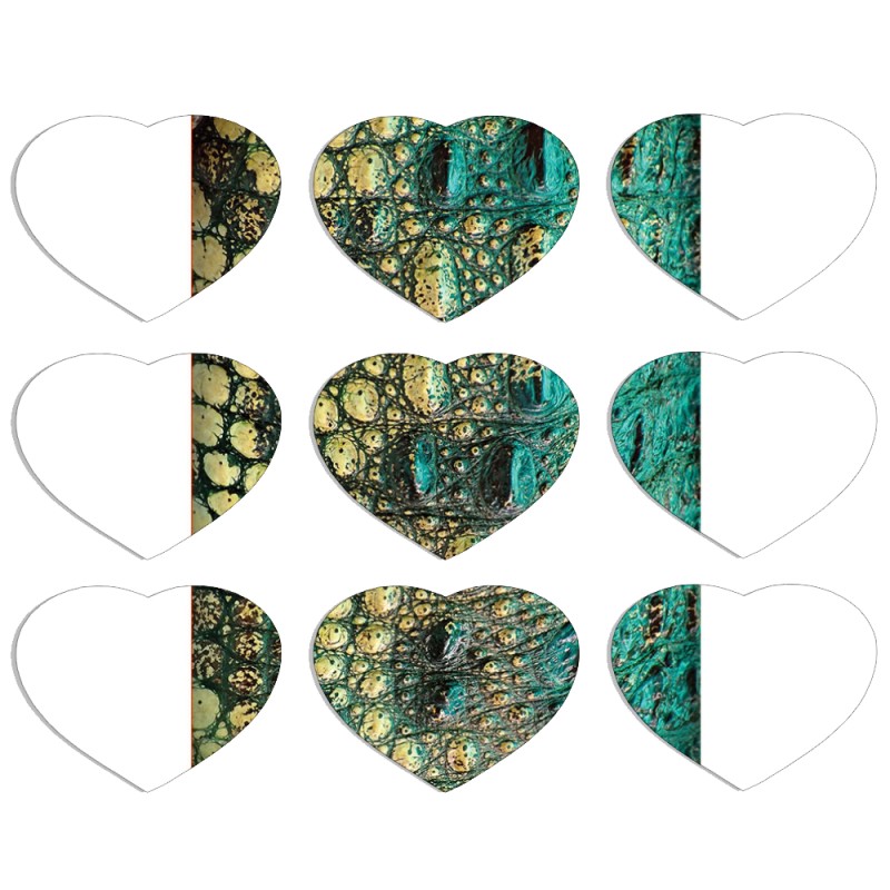 Магнитные фотопазлы Сердце 50 на 50 набор 9 штук 