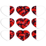Магнитные фотопазлы Сердце 50 на 50 набор 9 штук 