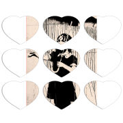 Магнитные фотопазлы Сердце 50 на 50 набор 9 штук 