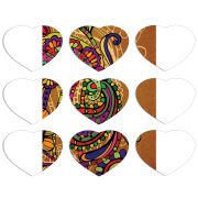 Магнитные фотопазлы Сердце 50 на 50 набор 9 штук 