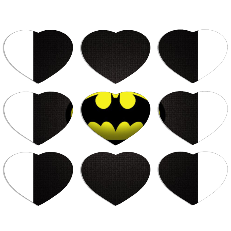 Магнитные фотопазлы Сердце 50 на 50 набор 9 штук 