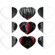 Магнитные фотопазлы Сердце 50 на 50 набор 9 штук 