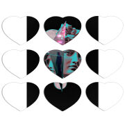 Магнитные фотопазлы Сердце 50 на 50 набор 9 штук 