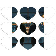 Магнитные фотопазлы Сердце 50 на 50 набор 9 штук 