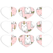 Магнитные фотопазлы Сердце 50 на 50 набор 9 штук 