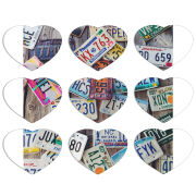 Магнитные фотопазлы Сердце 50 на 50 набор 9 штук 