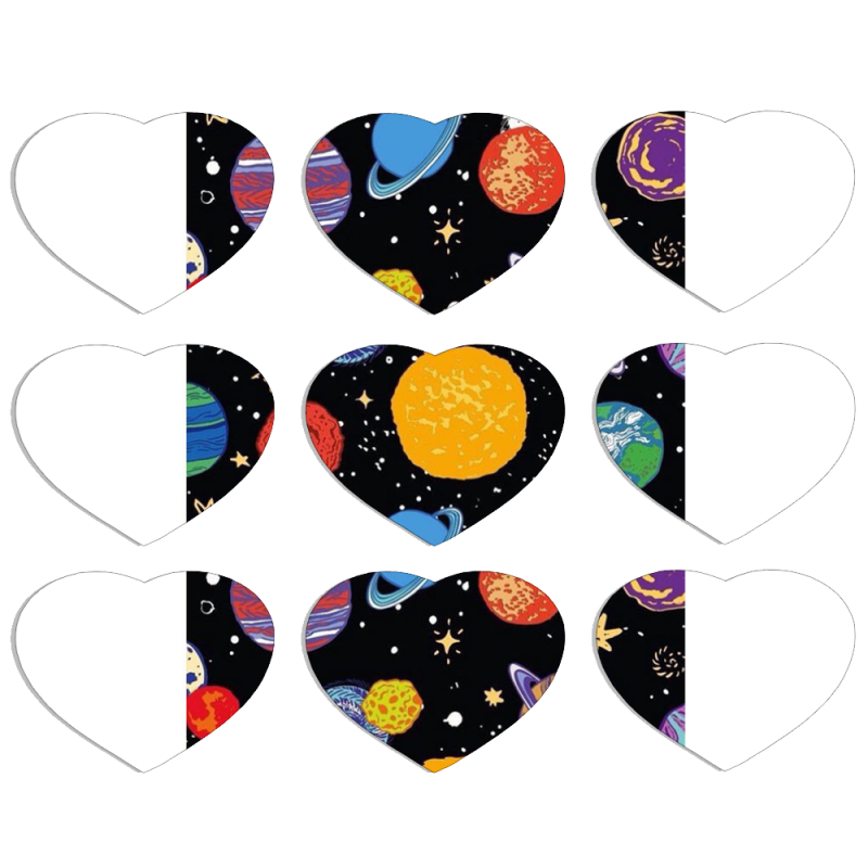 Магнитные фотопазлы Сердце 50 на 50 набор 9 штук 