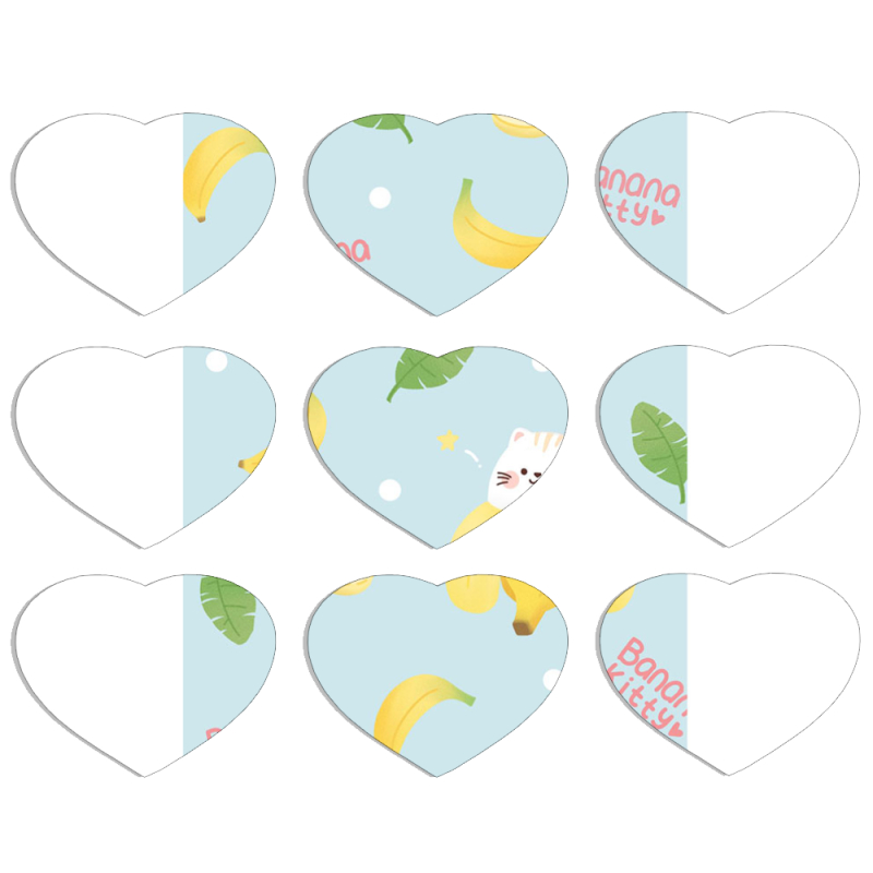 Магнитные фотопазлы Сердце 50 на 50 набор 9 штук 