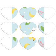 Магнитные фотопазлы Сердце 50 на 50 набор 9 штук 