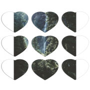 Магнитные фотопазлы Сердце 50 на 50 набор 9 штук 