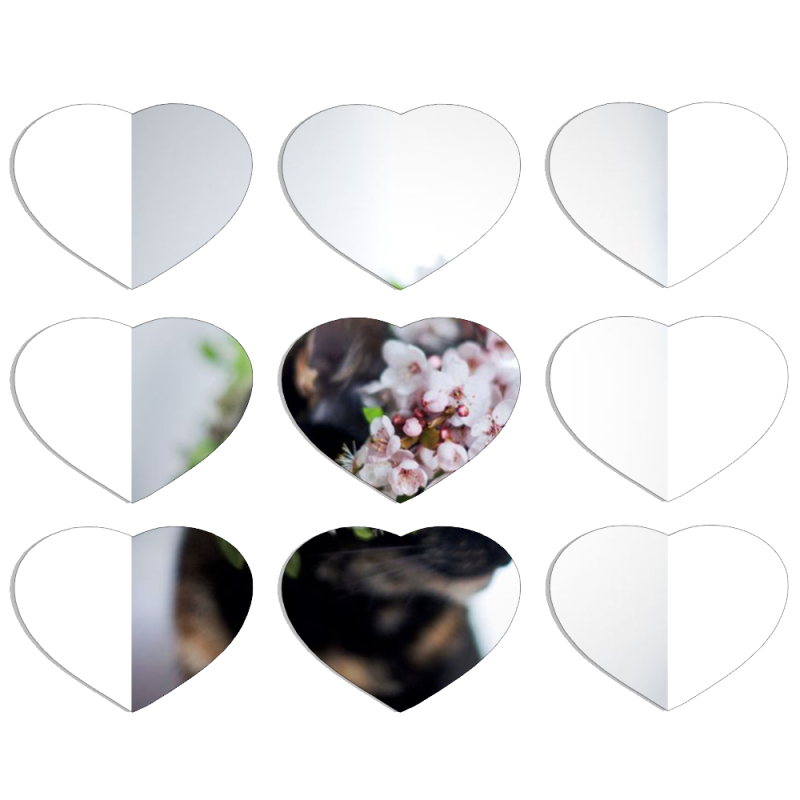 Магнитные фотопазлы Сердце 50 на 50 набор 9 штук 