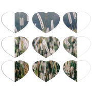 Магнитные фотопазлы Сердце 50 на 50 набор 9 штук 