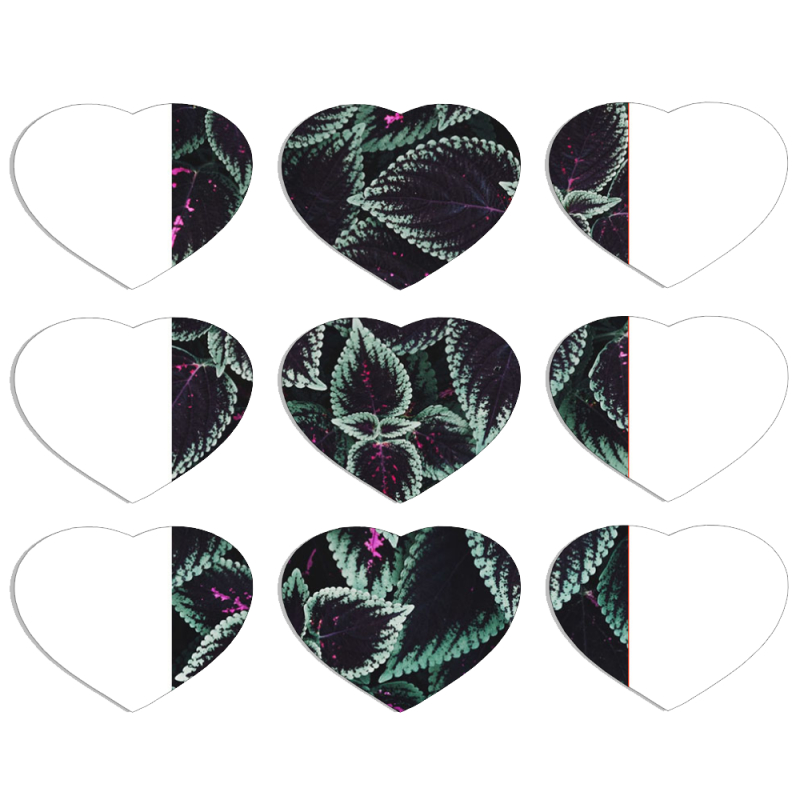 Магнитные фотопазлы Сердце 50 на 50 набор 9 штук 