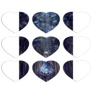 Магнитные фотопазлы Сердце 50 на 50 набор 9 штук 